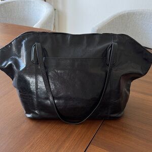 HOBO Black Leather Vintage Tote Bag lots of ❤️ so soft great shape for older bag
